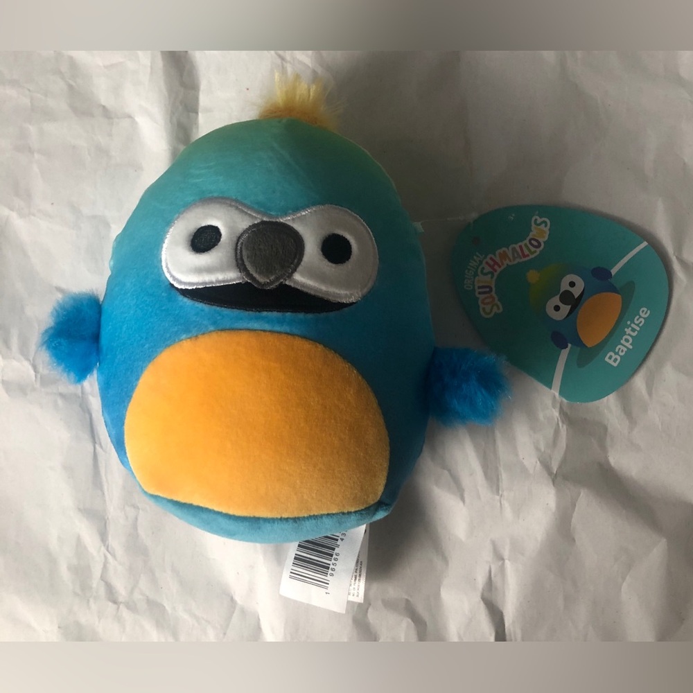 Squishmallows Macaw Bird Plush Stuffed Toy